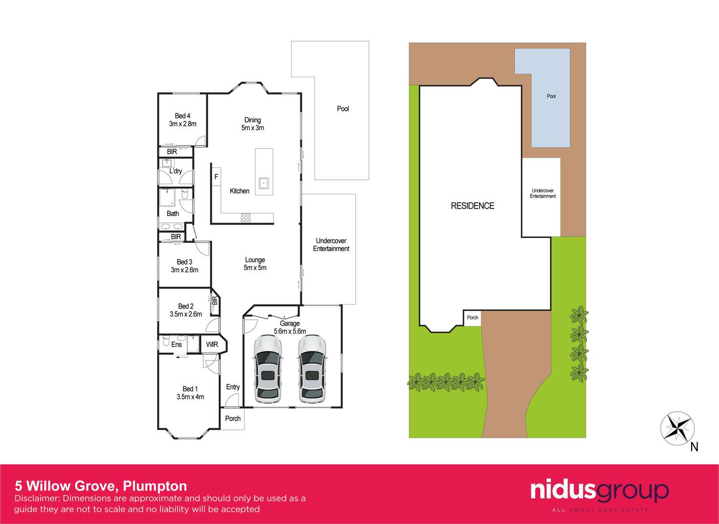 Floorplan of Homely house listing, 5 Willow Grove, Plumpton NSW 2761