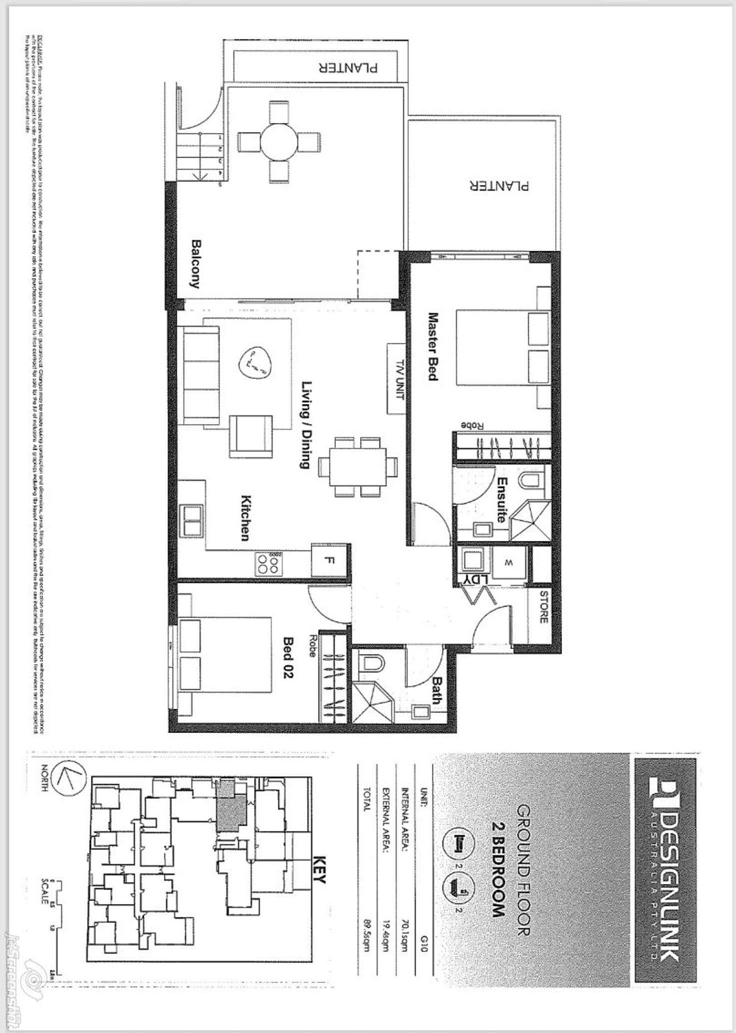 Floorplan of Homely apartment listing, G10/89 -93 Wentworth Ave, Wentworthville NSW 2145