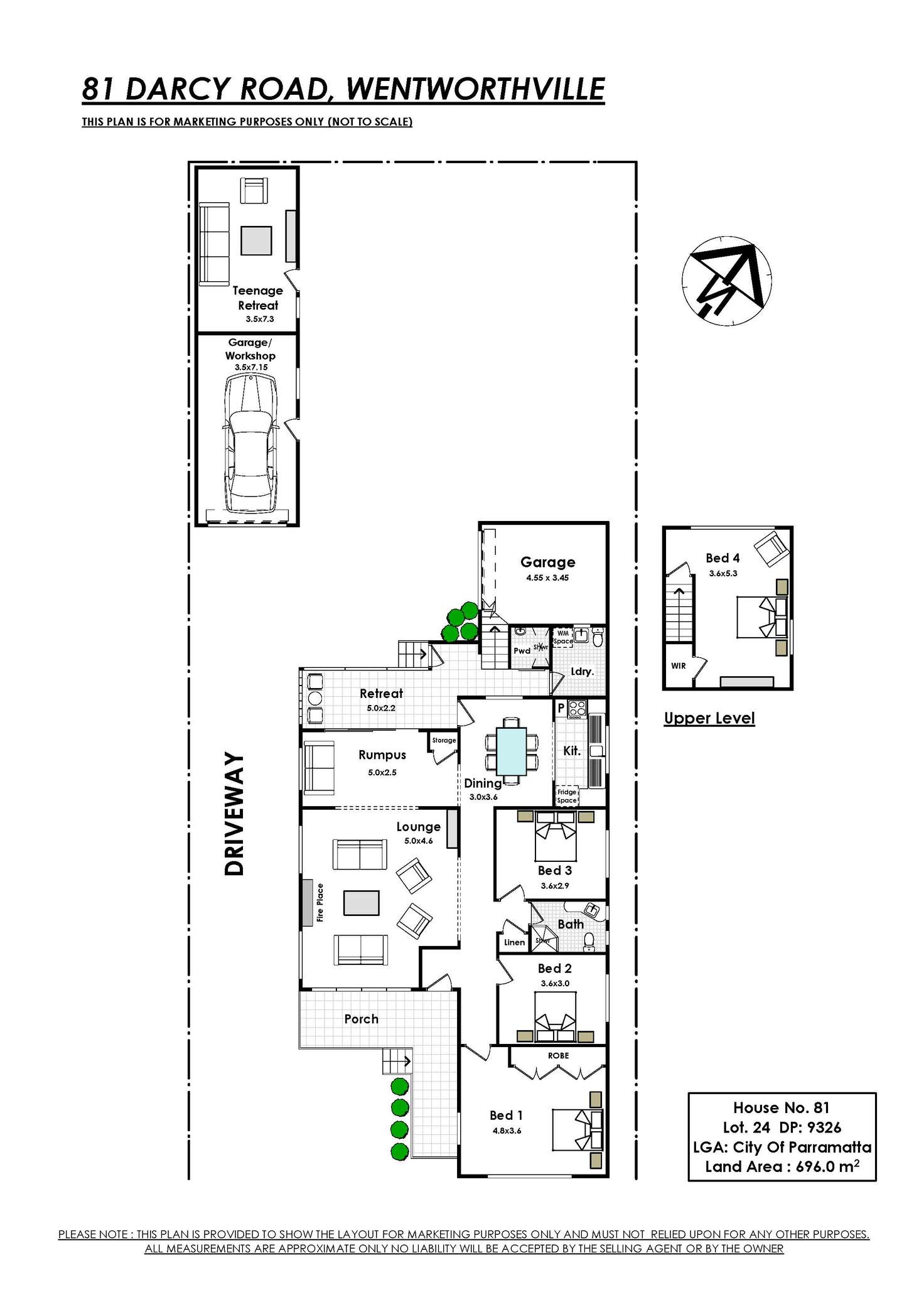 Floorplan of Homely house listing, 81 Darcy Road, Wentworthville NSW 2145