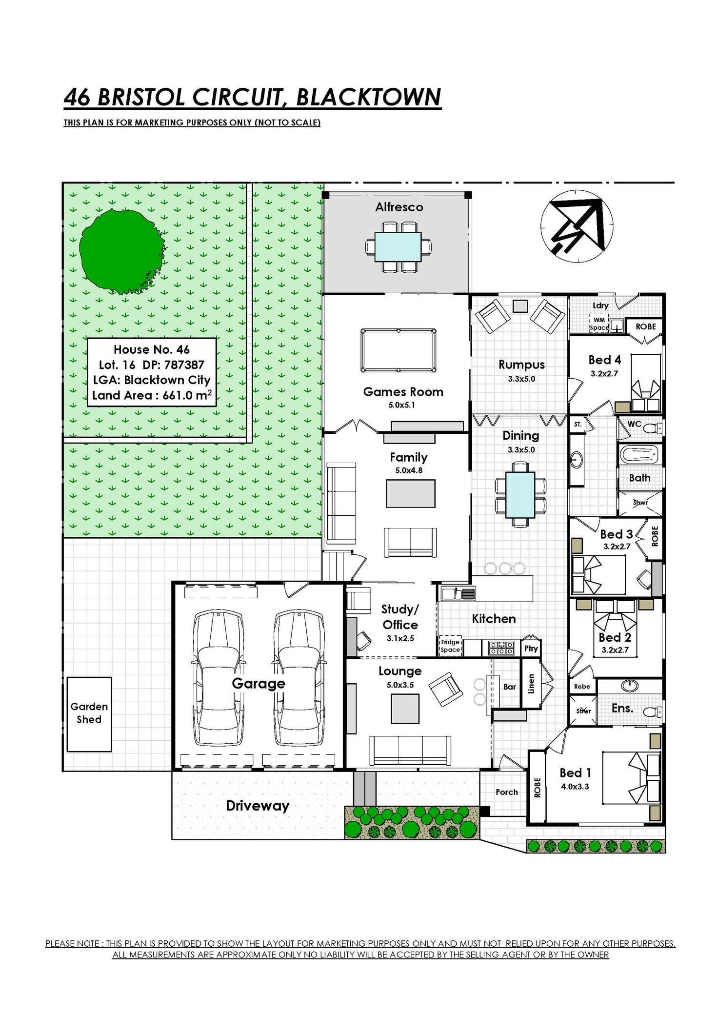 Floorplan of Homely house listing, 46 Bristol Circuit, Blacktown NSW 2148