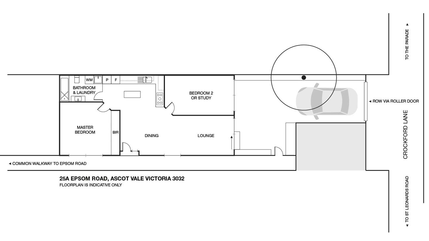 Floorplan of Homely house listing, 25A Epsom Road, Ascot Vale VIC 3032