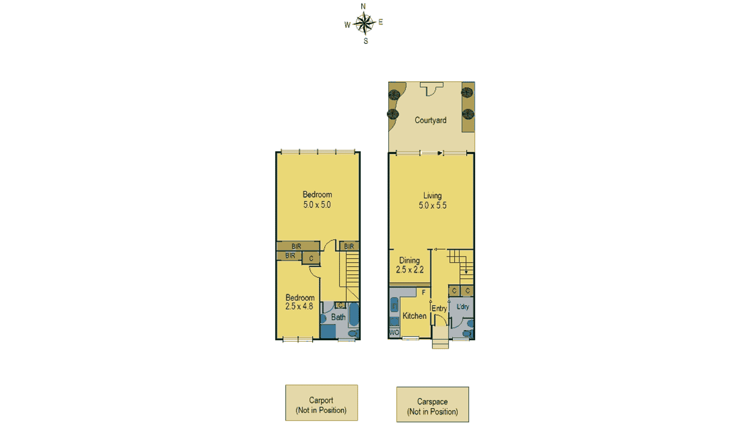 Floorplan of Homely townhouse listing, 3/8 MARY STREET, Kew VIC 3101