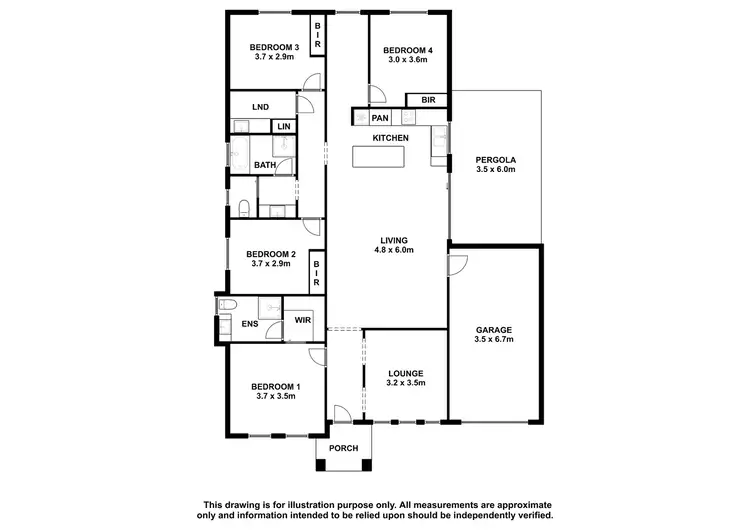 Floorplan of Homely house listing, 42 Hakea Drive, Millicent SA 5280
