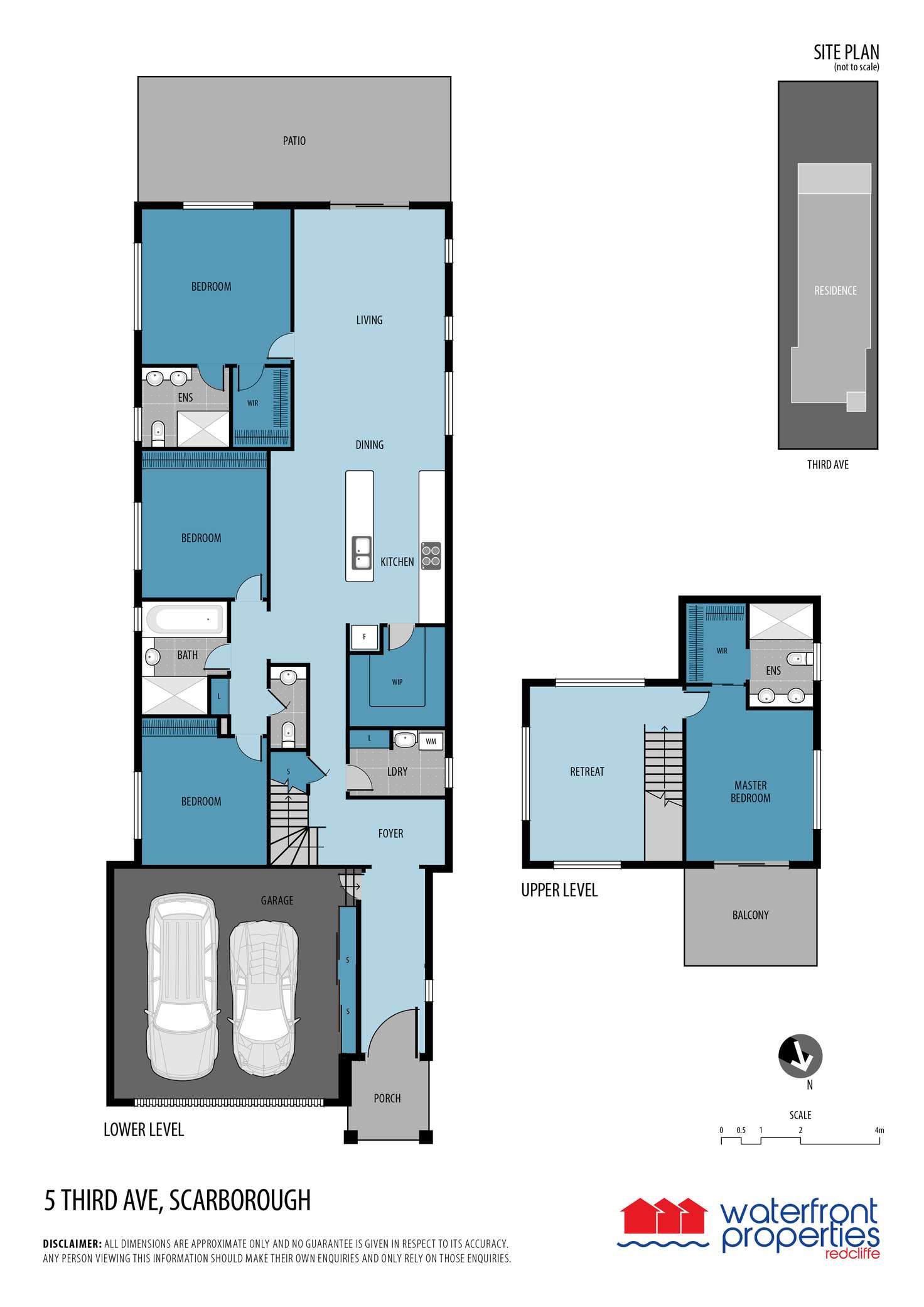 Floorplan of Homely house listing, 5 THIRD AVENUE, Scarborough QLD 4020