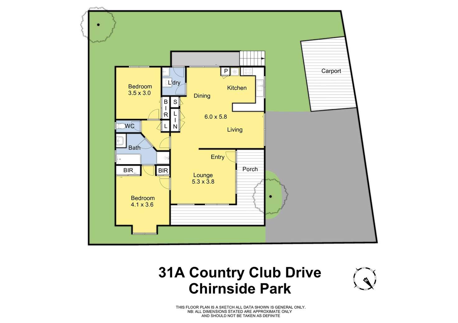 Floorplan of Homely unit listing, 31A Country Club Drive, Chirnside Park VIC 3116