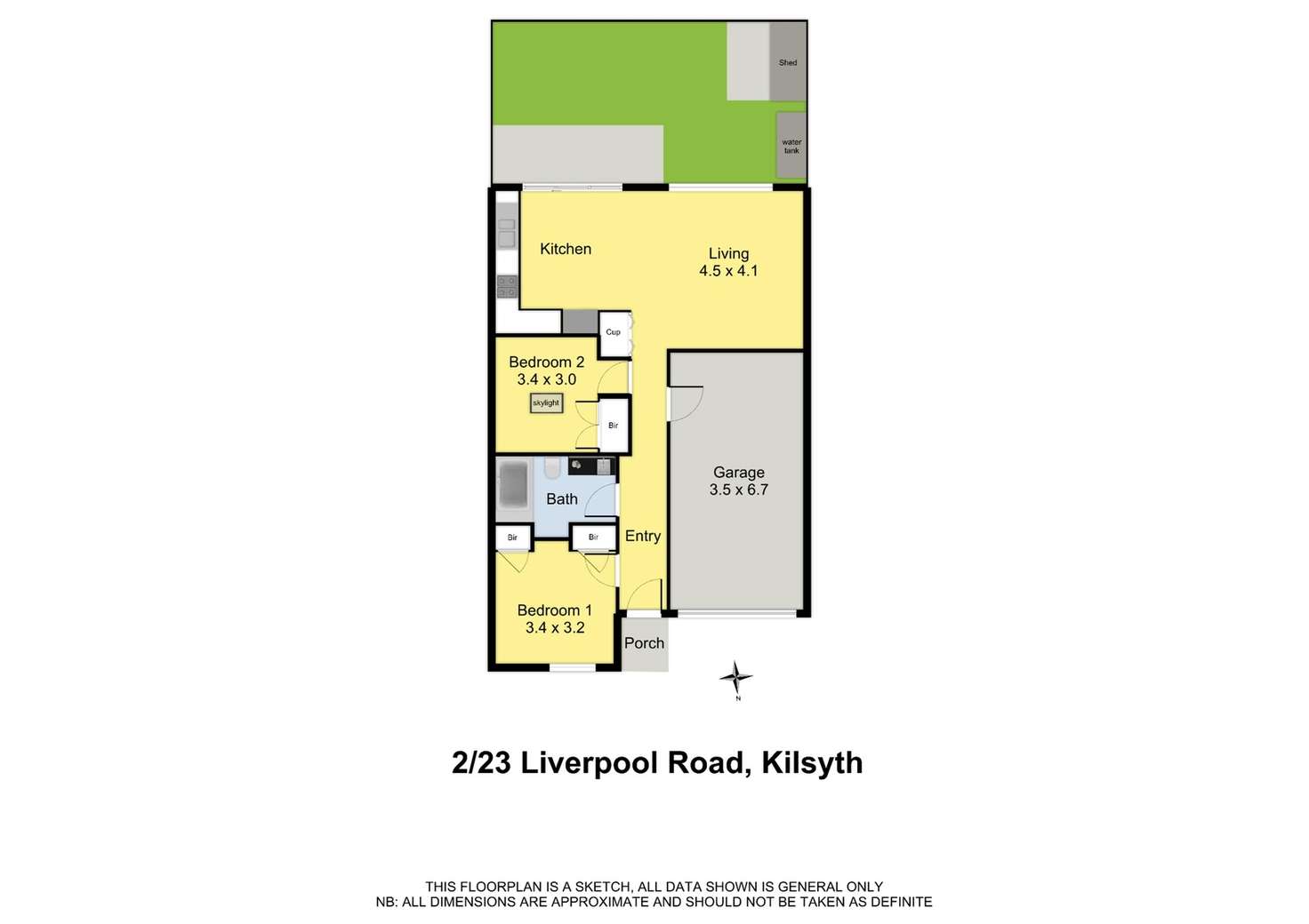 Floorplan of Homely townhouse listing, 2/23 Liverpool Road, Kilsyth VIC 3137