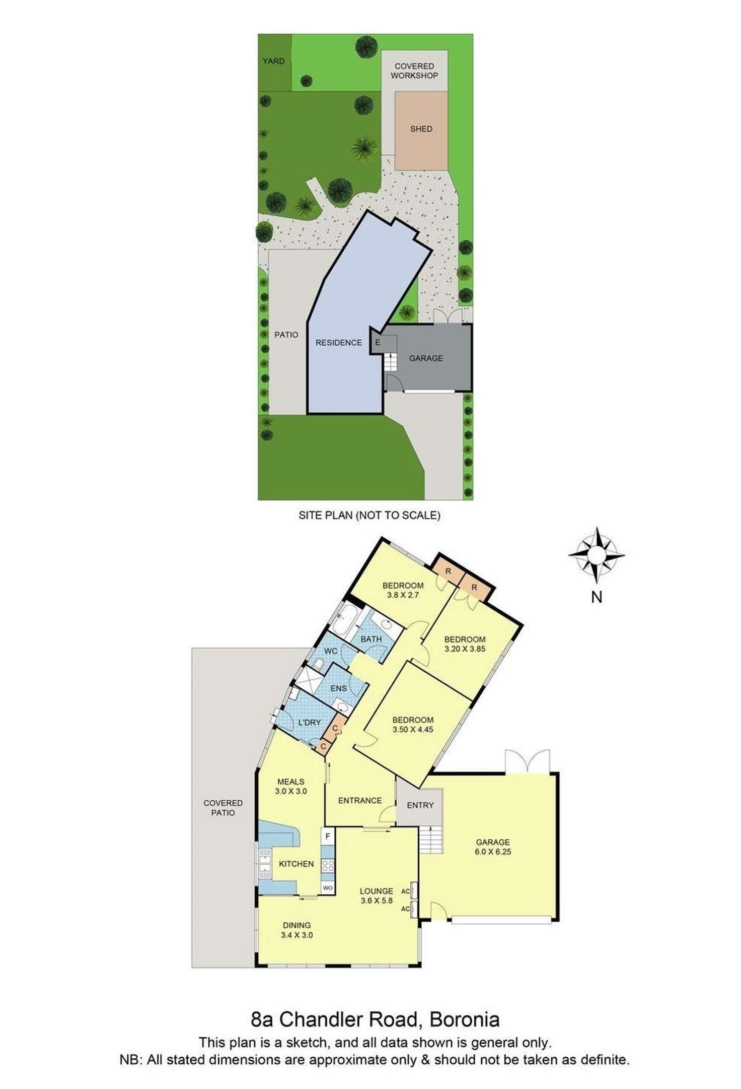 Floorplan of Homely house listing, 8A Chandler Road, Boronia VIC 3155