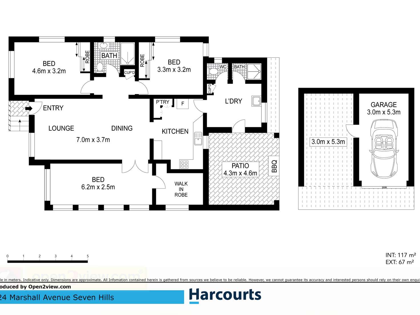 Floorplan of Homely house listing, 24 Marshall Avenue, Seven Hills QLD 4170