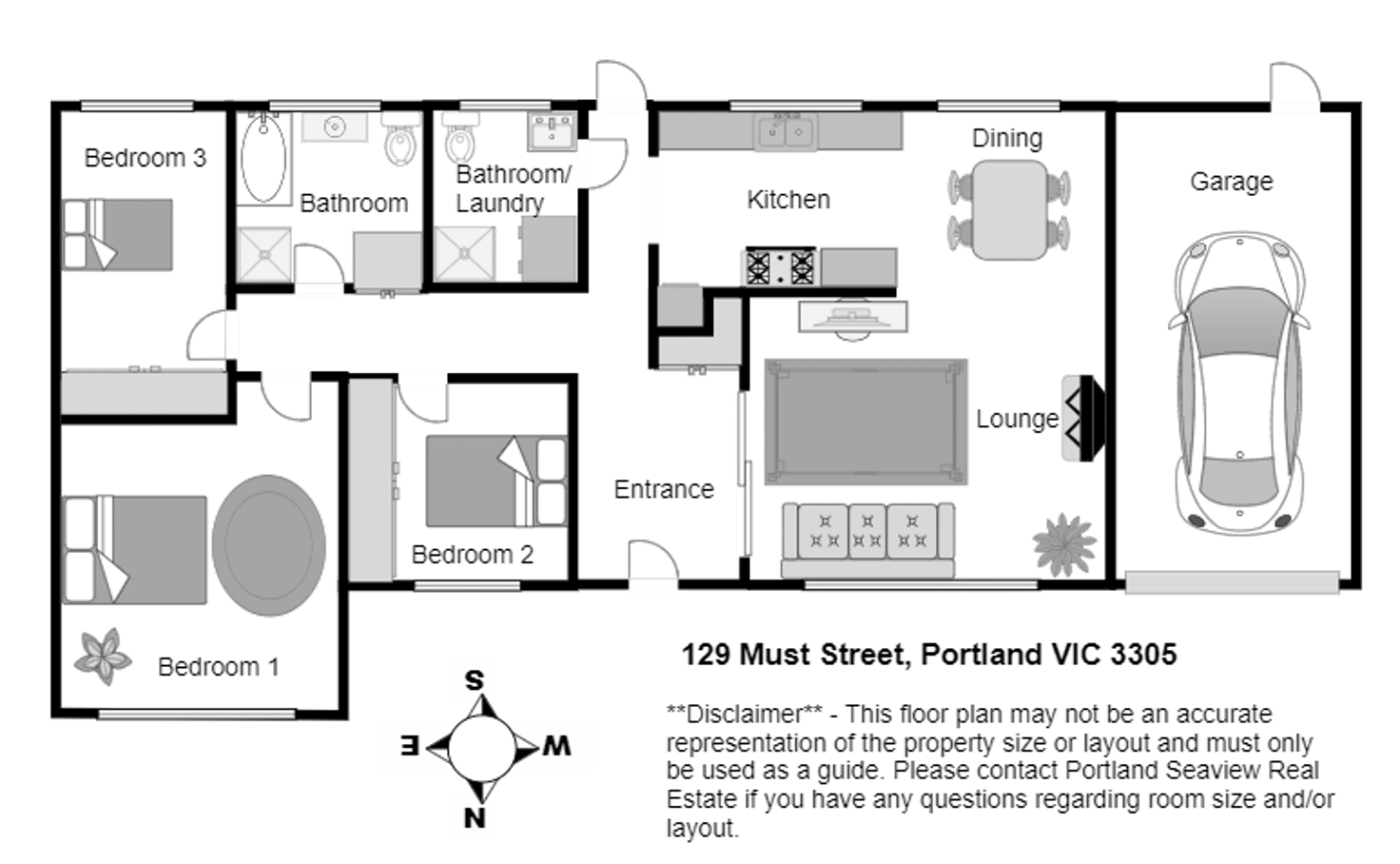 Floorplan of Homely house listing, 129 Must Street, Portland VIC 3305