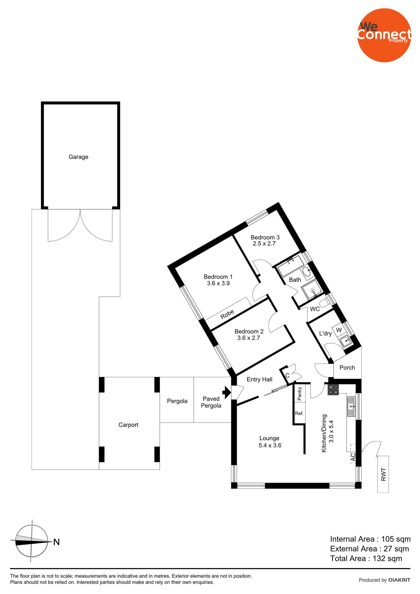 Floorplan of Homely house listing, 55 Arnold Drive, Hackham SA 5163