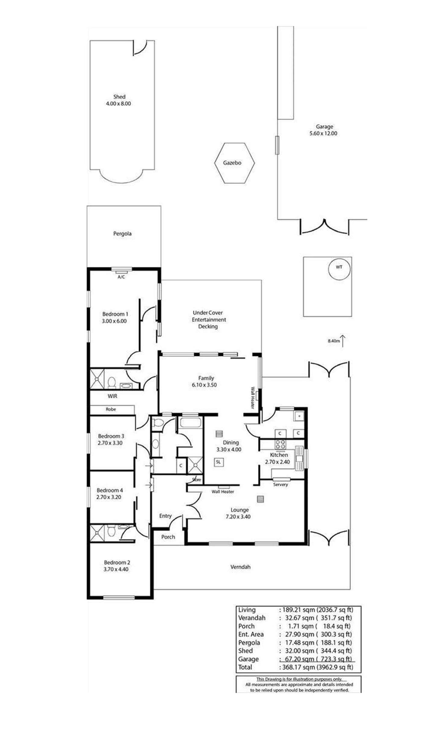 Floorplan of Homely house listing, 12 Balmoral Road, Dernancourt SA 5075