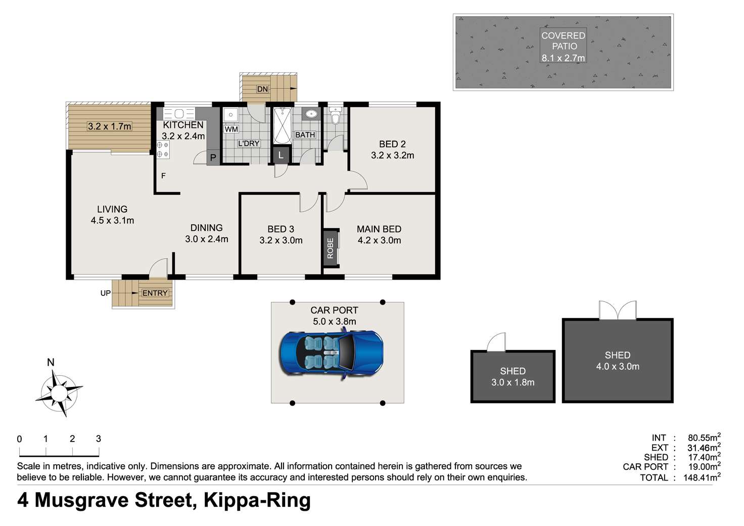 Floorplan of Homely house listing, 4 Musgrave Street, Kippa-Ring QLD 4021