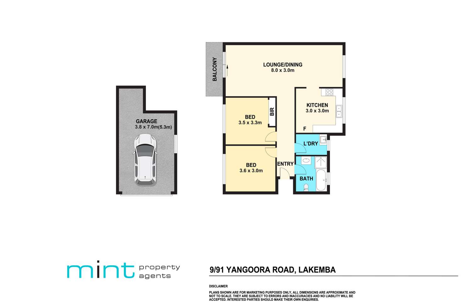 Floorplan of Homely apartment listing, 9/91 Yangoora Road, Lakemba NSW 2195