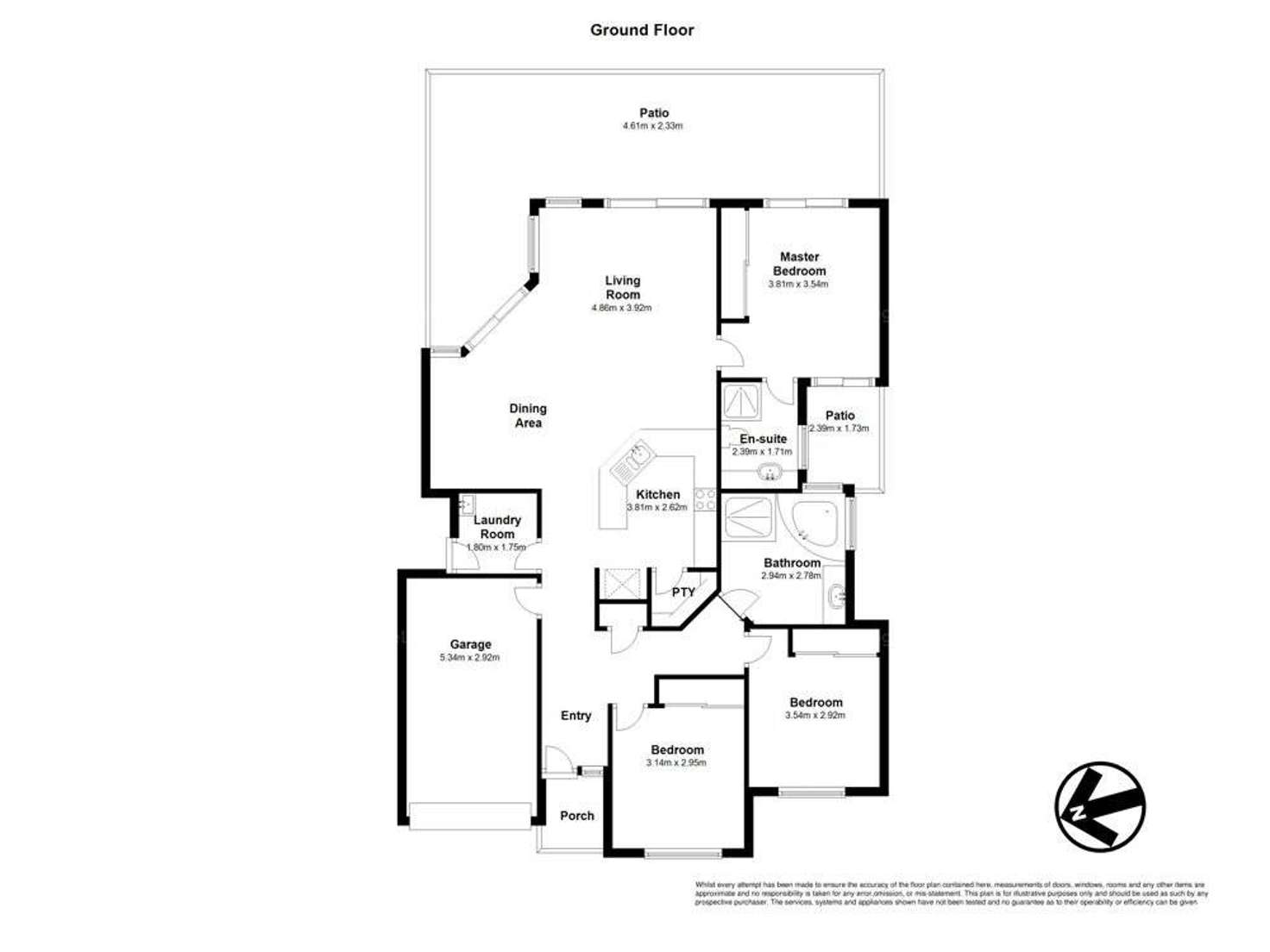 Floorplan of Homely house listing, 90 Wimbledon Circuit, Carseldine QLD 4034