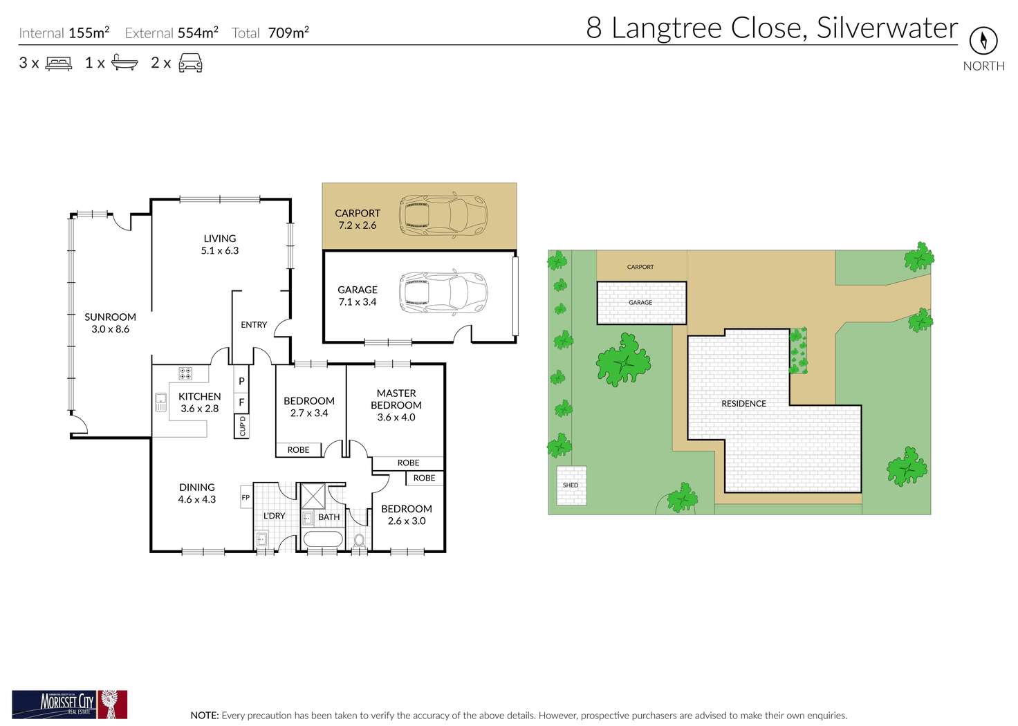 Floorplan of Homely house listing, 8 Langtree Close, Silverwater NSW 2128
