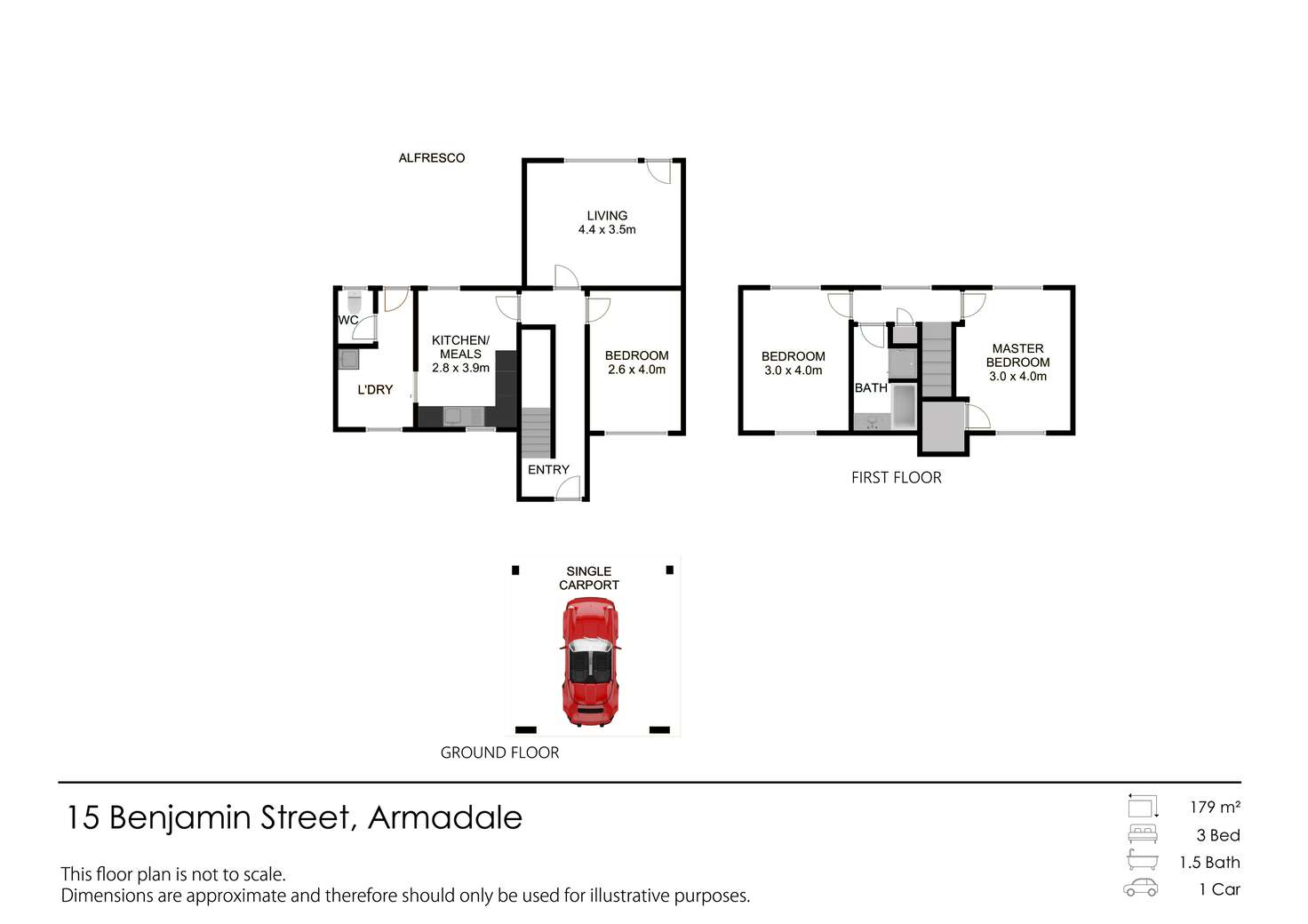 Floorplan of Homely house listing, 15 Benjamin Street, Armadale WA 6112