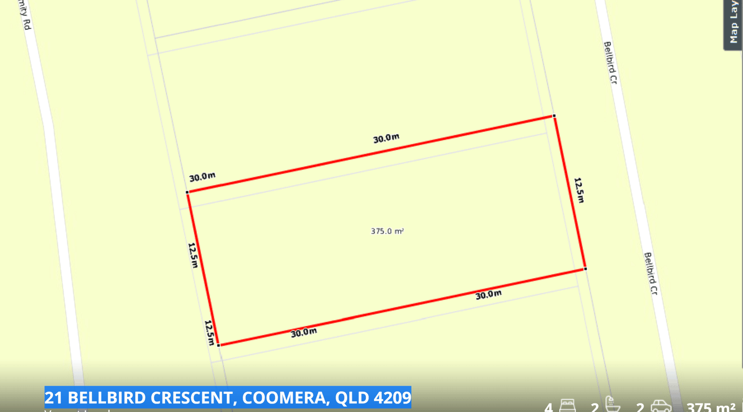 Floorplan of Homely house listing, 21 Bellbird Crescent, Coomera QLD 4209