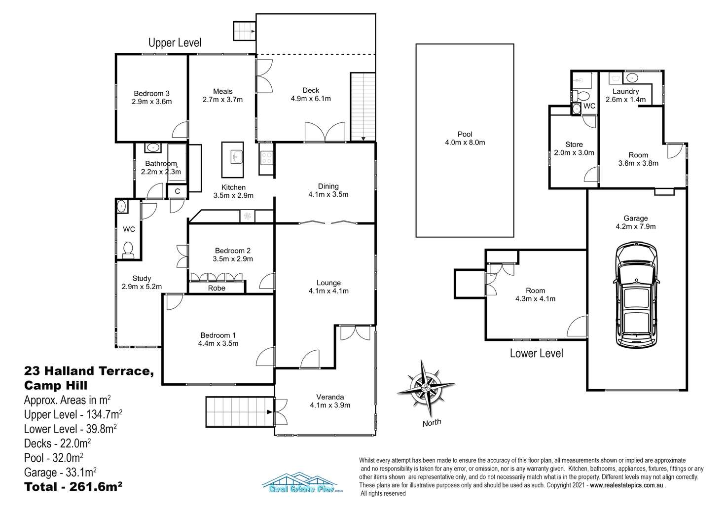Floorplan of Homely house listing, 23 Halland Terrace, Camp Hill QLD 4152