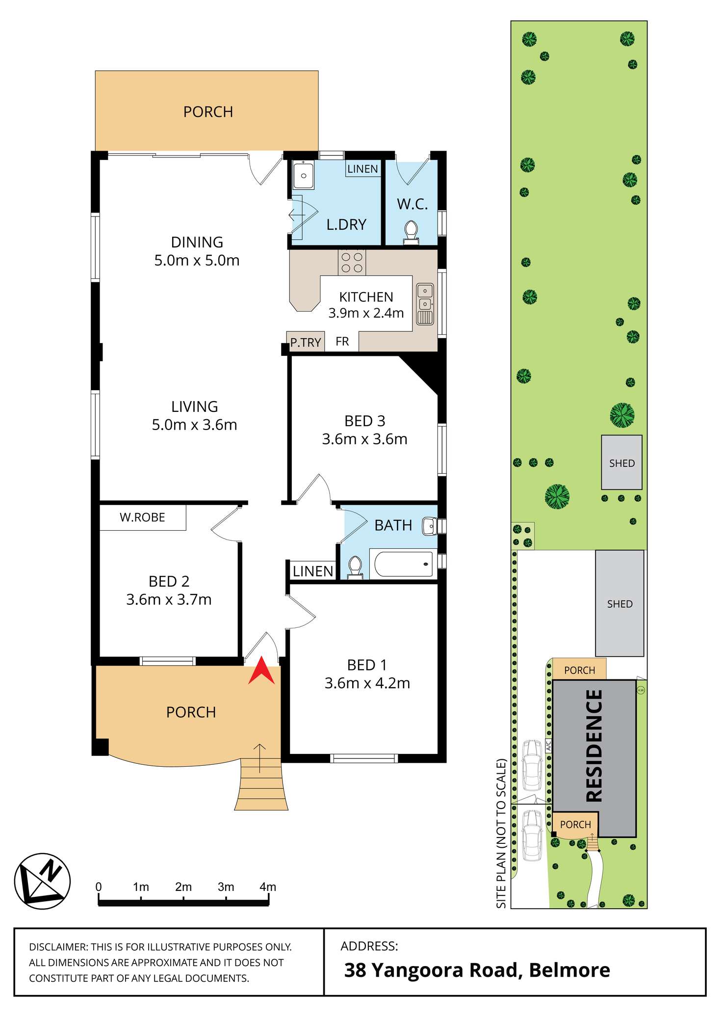Floorplan of Homely house listing, 38 Yangoora Road, Belmore NSW 2192