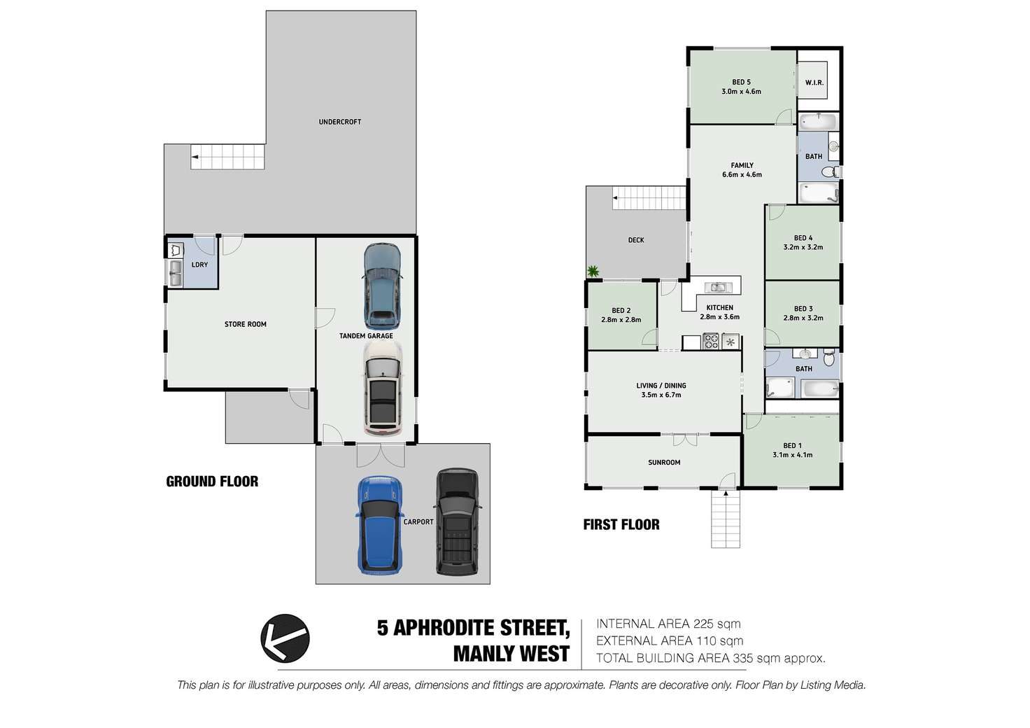 Floorplan of Homely house listing, 5 Aphrodite Street, Manly West QLD 4179