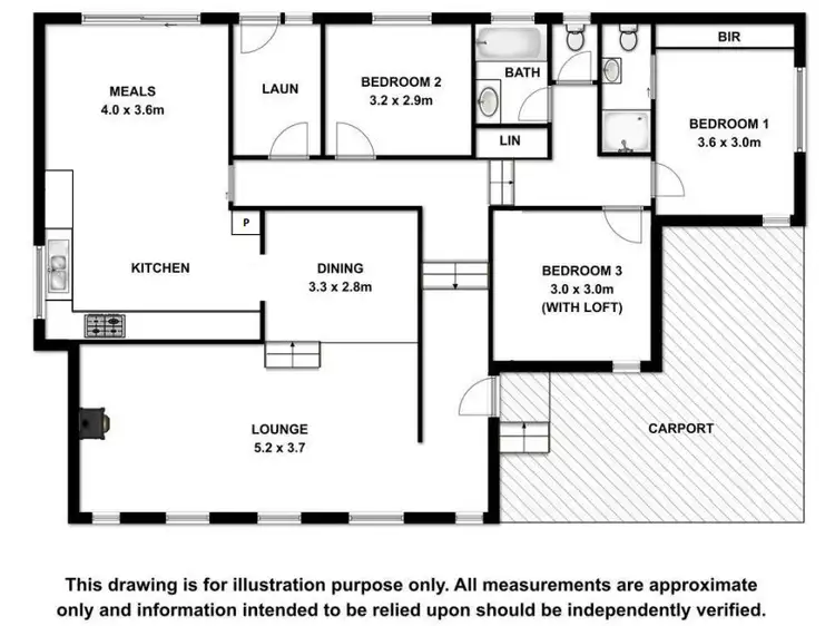 Floorplan of Homely house listing, 18 Corcoran Terrace, Millicent SA 5280
