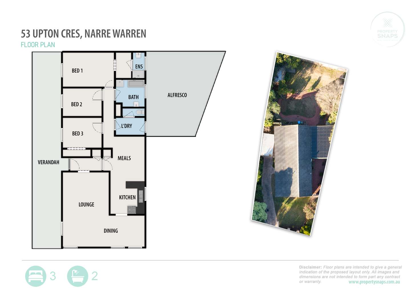 Floorplan of Homely house listing, 53 Upton Crescent, Narre Warren VIC 3805