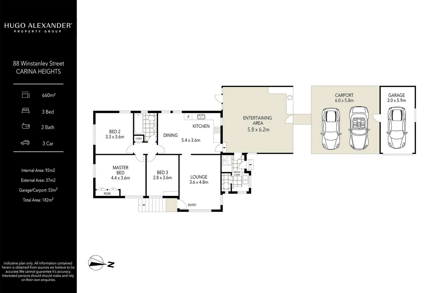 Floorplan of Homely house listing, 88 Winstanley Street, Carina Heights QLD 4152