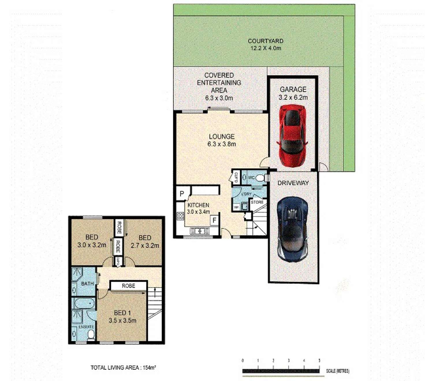 Floorplan of Homely townhouse listing, 15/20 Young Place, Runcorn QLD 4113