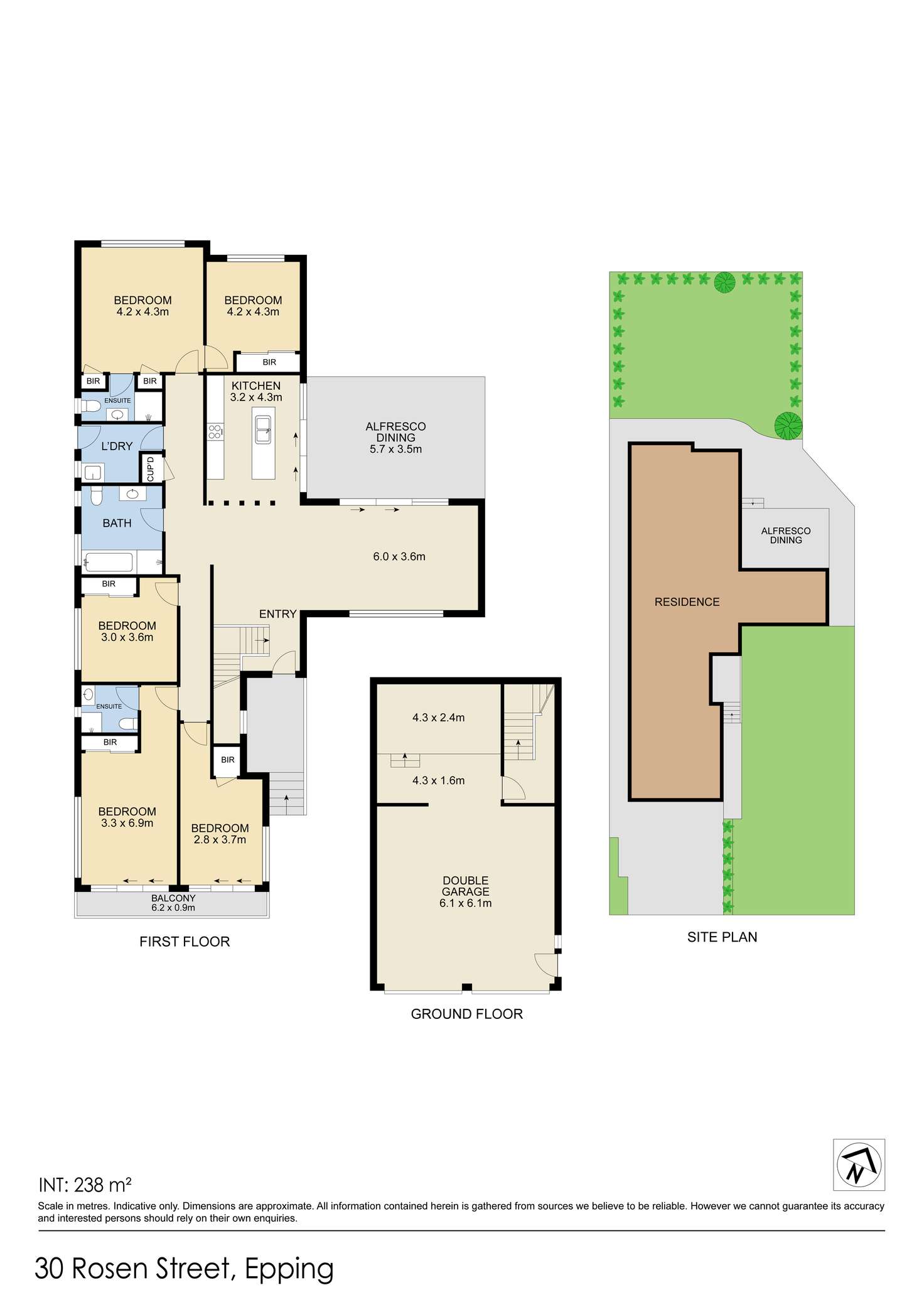 Floorplan of Homely house listing, 30 Rosen Street, Epping NSW 2121