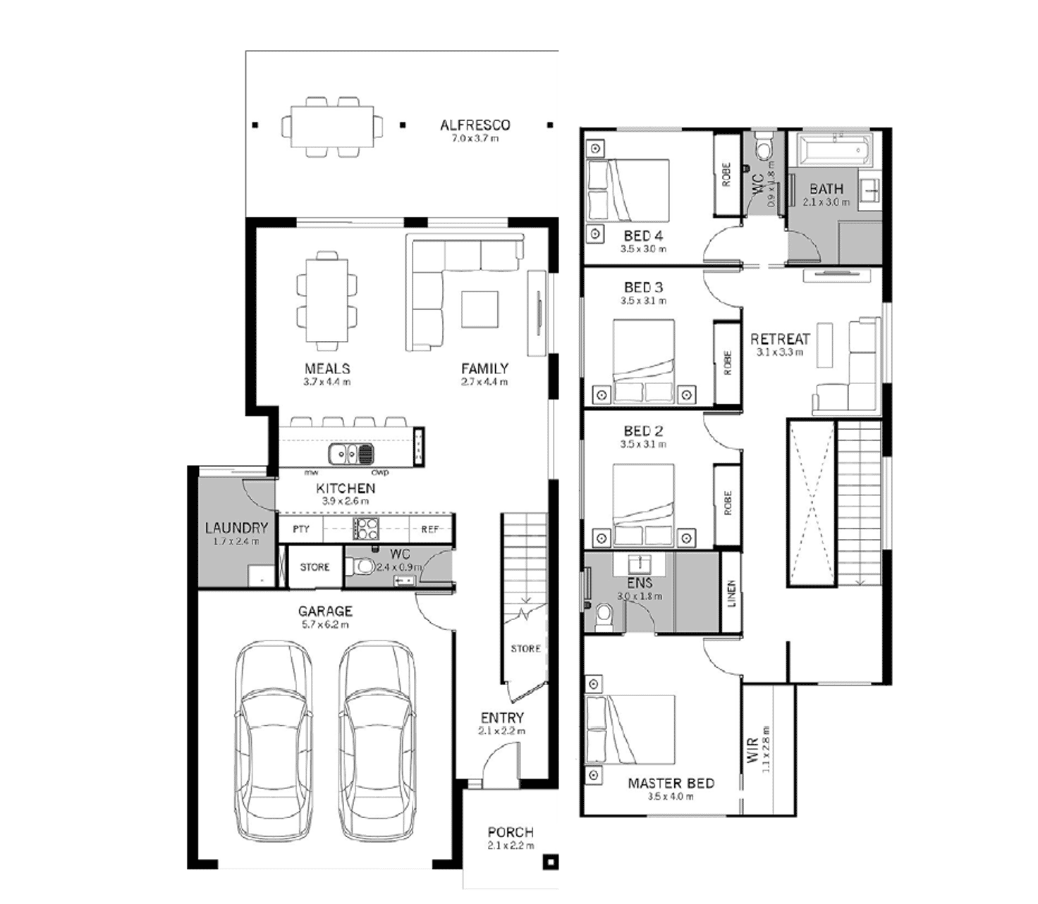 Floorplan of Homely house listing, Address available on request