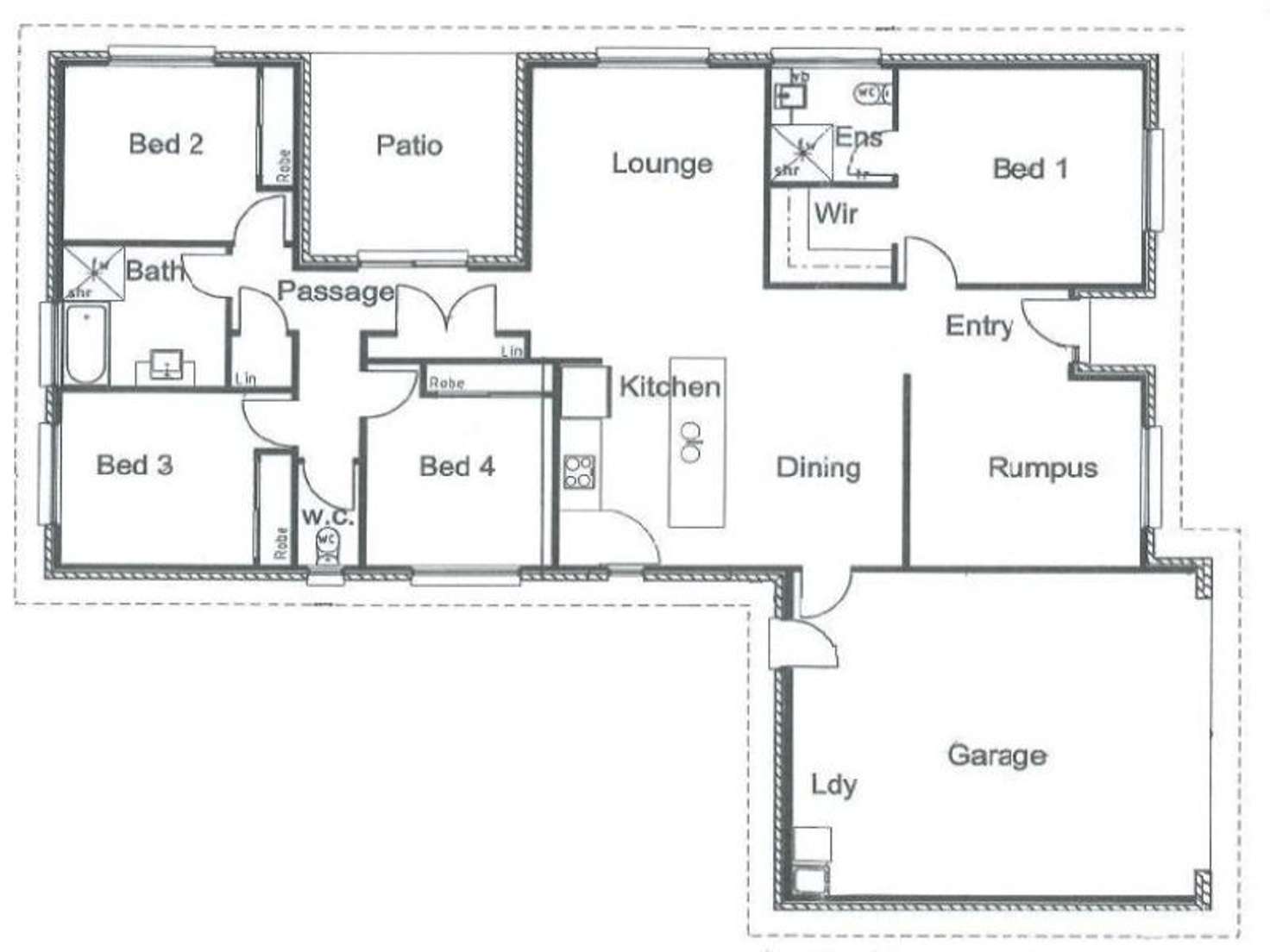 Floorplan of Homely house listing, 12 BROLGA STREET, Lowood QLD 4311