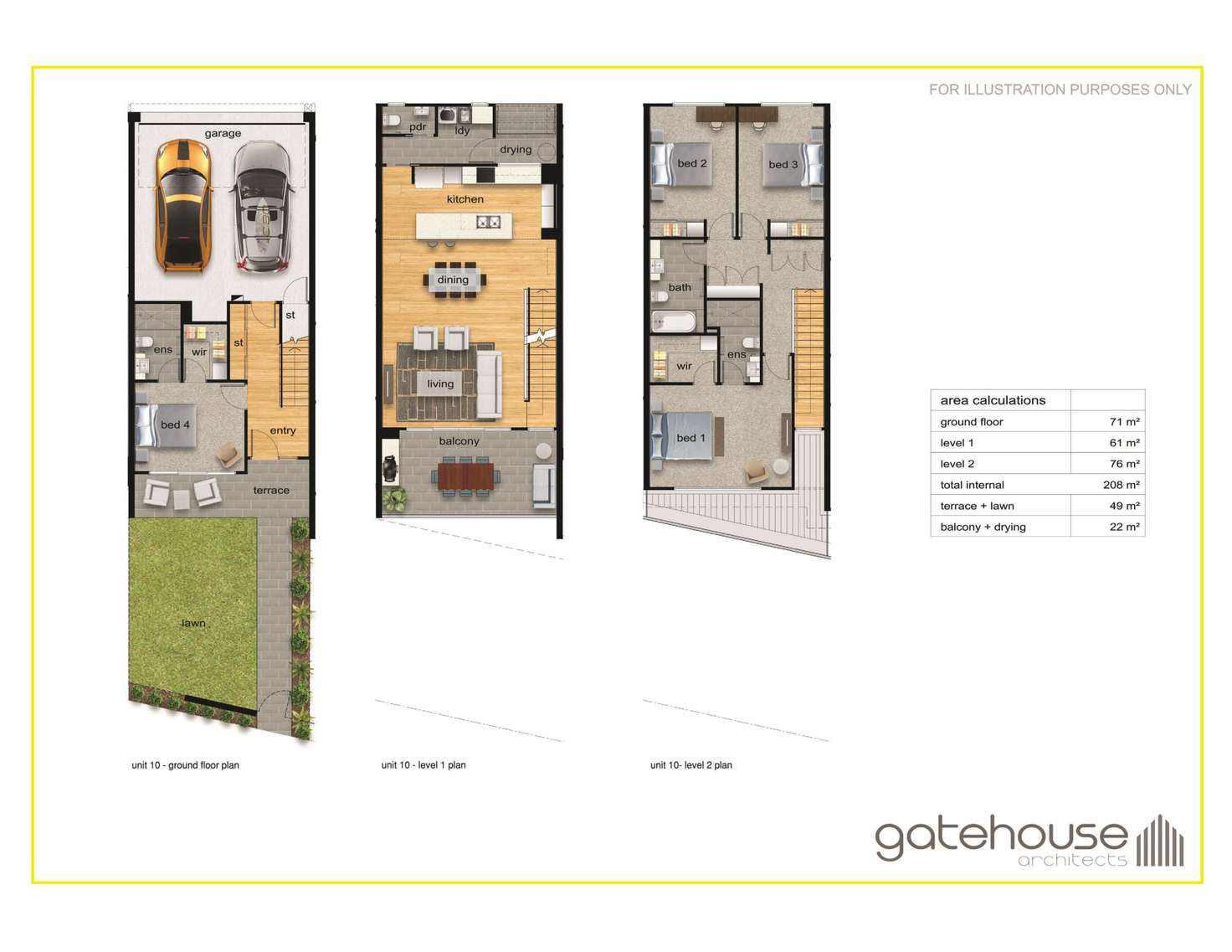 Floorplan of Homely townhouse listing, 10/32 John Street, Redcliffe QLD 4020