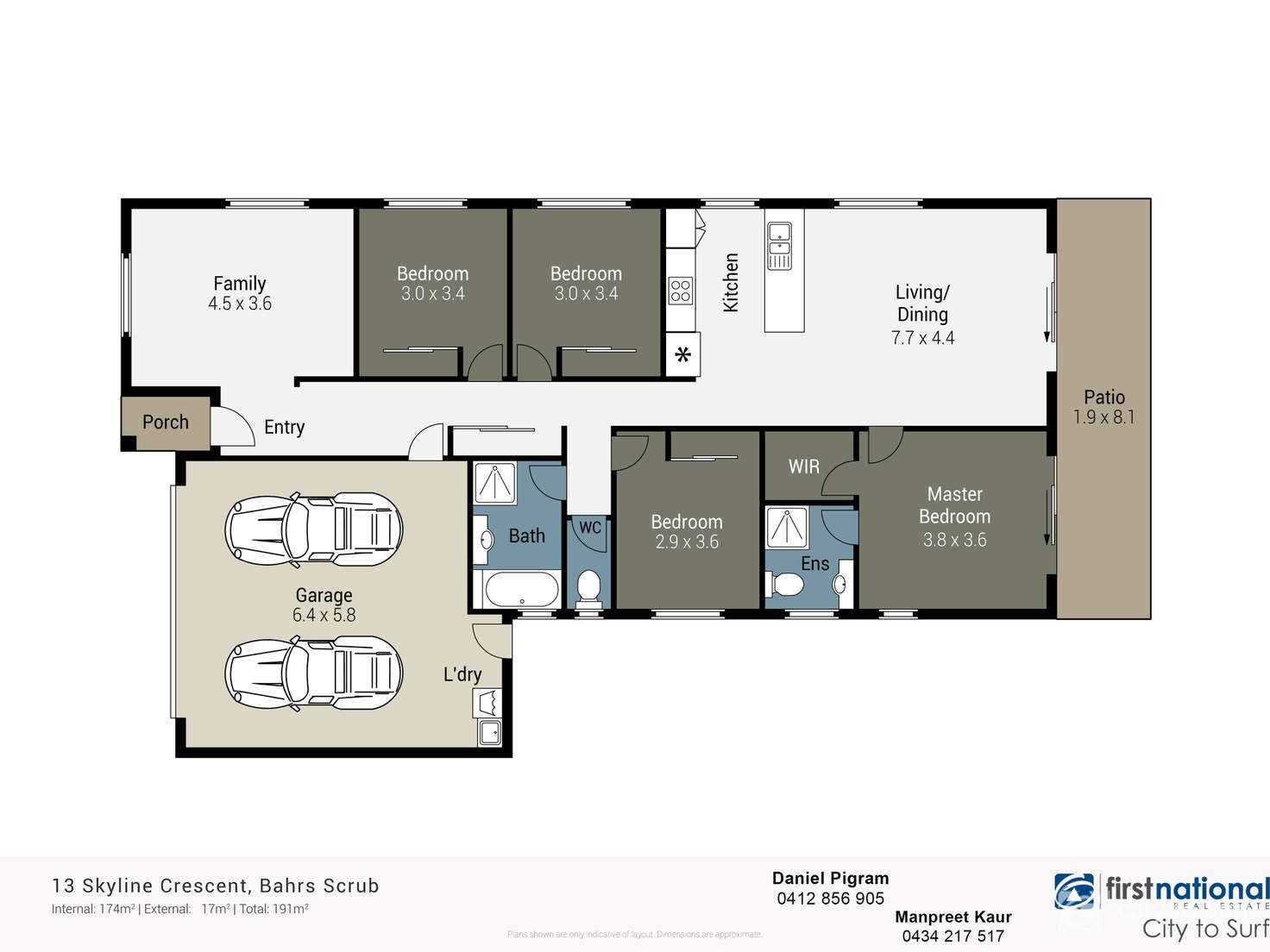 Floorplan of Homely house listing, 13 Skyline Circuit, Bahrs Scrub QLD 4207