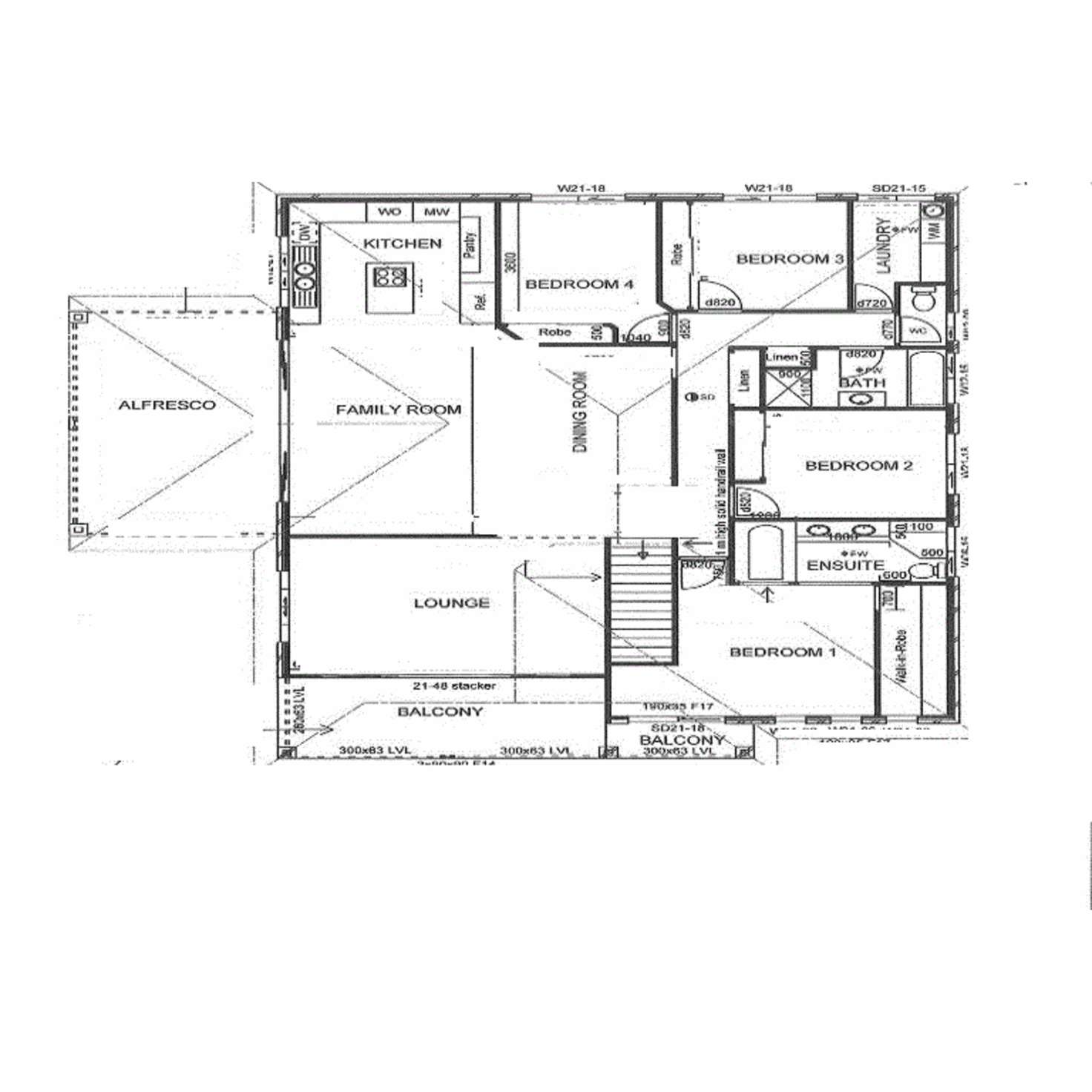 Floorplan of Homely house listing, 48 Hawkesbury Avenue, Pacific Pines QLD 4211