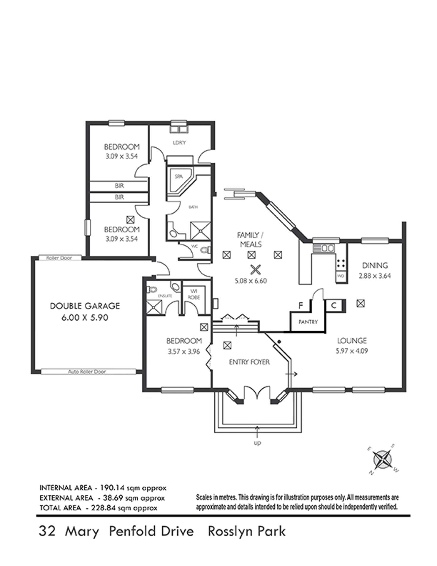 Floorplan of Homely house listing, 32 Mary Penfold Drive, Rosslyn Park SA 5072