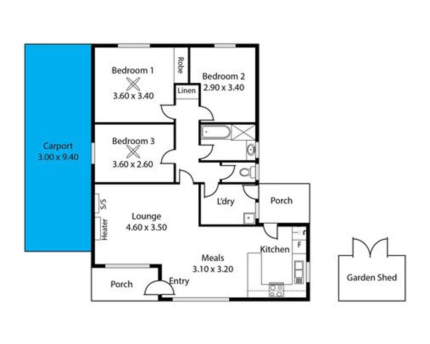 Floorplan of Homely house listing, 4 Marshman Street, Davoren Park SA 5113