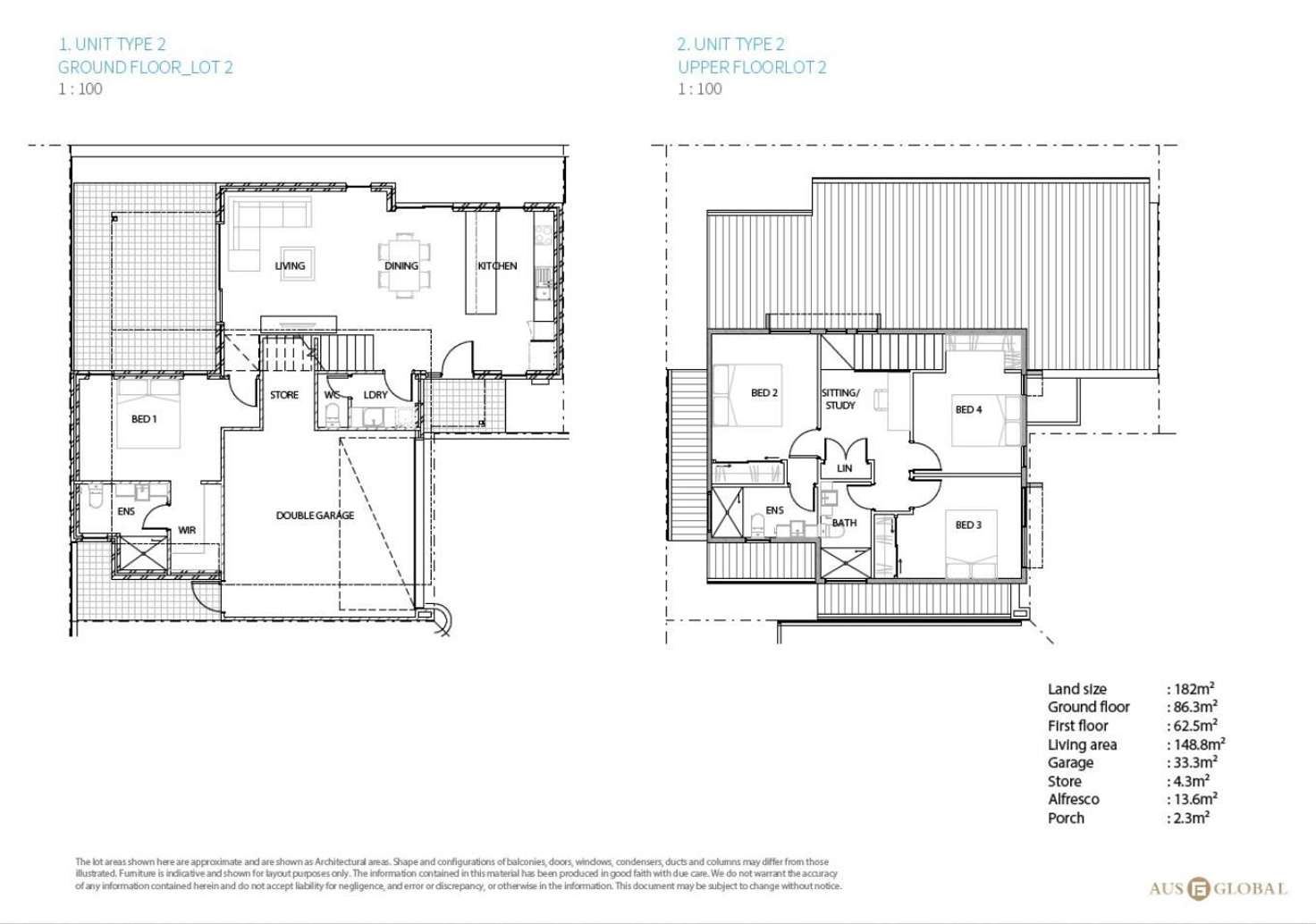 Floorplan of Homely townhouse listing, Lot 2/6-16 Anthus Corner, Waterford WA 6152