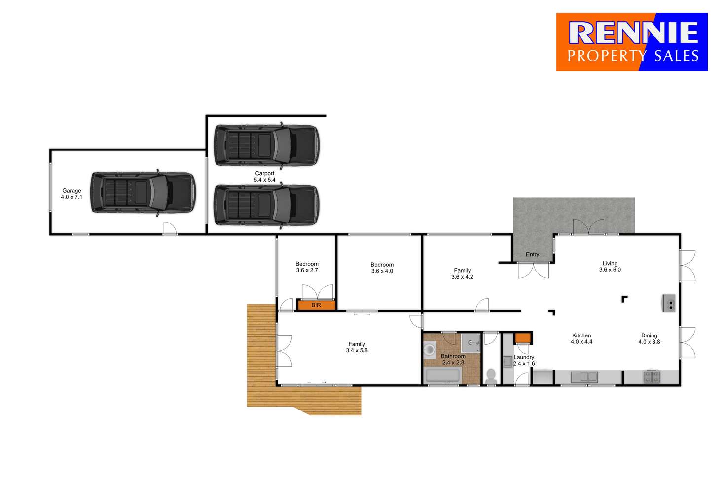 Floorplan of Homely house listing, 15 Quigley Street, Yinnar VIC 3869