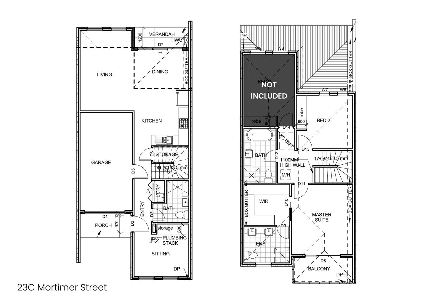 Floorplan of Homely house listing, 23C Mortimer Street, Kurralta Park SA 5037