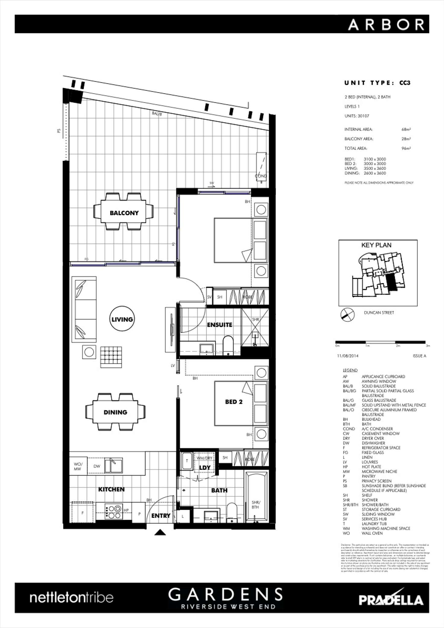 Floorplan of Homely apartment listing, 30107/40 Duncan Street, West End QLD 4101