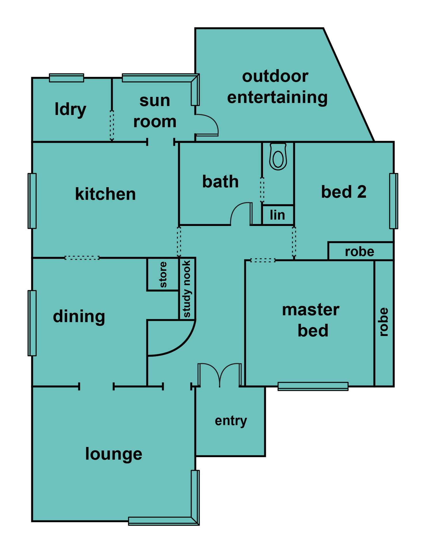 Floorplan of Homely house listing, 10 Coffield Street, Ballarat East VIC 3350
