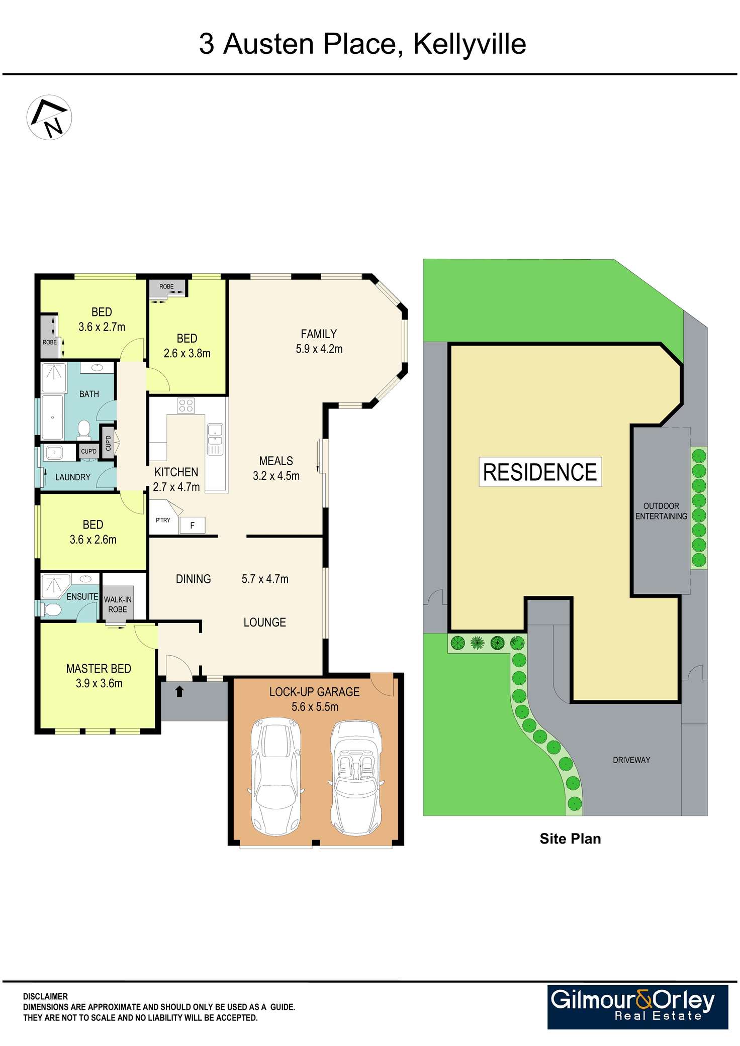 Floorplan of Homely house listing, 3 Austen Place, Kellyville NSW 2155