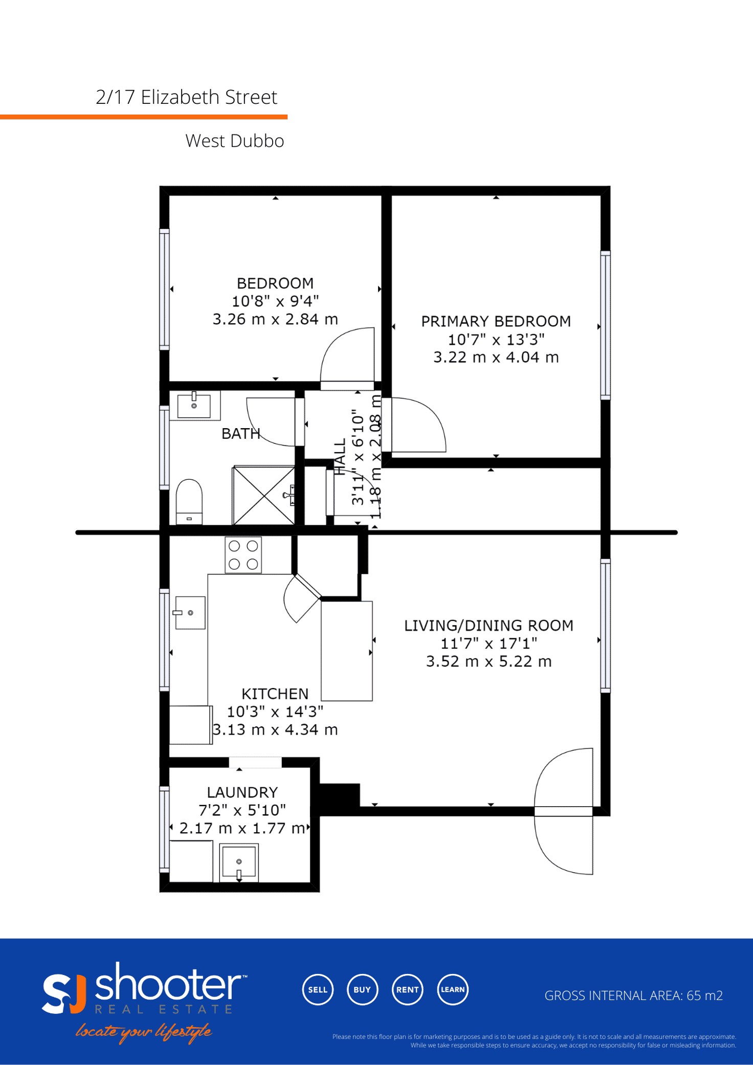 Floorplan of Homely unit listing, 2/17 Elizabeth Street, Dubbo NSW 2830