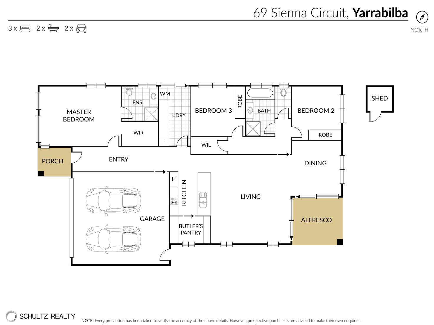 Floorplan of Homely house listing, 69 Sienna Circuit, Yarrabilba QLD 4207