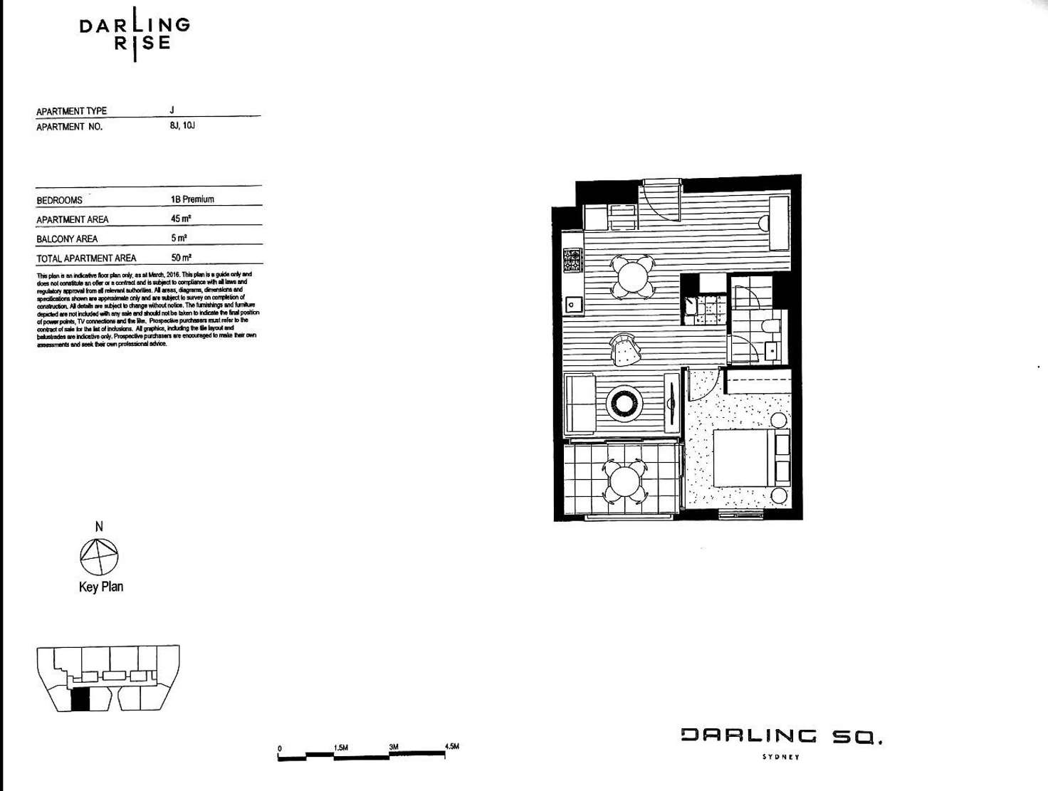 Floorplan of Homely apartment listing, L8/82 Hay Street, Haymarket NSW 2000