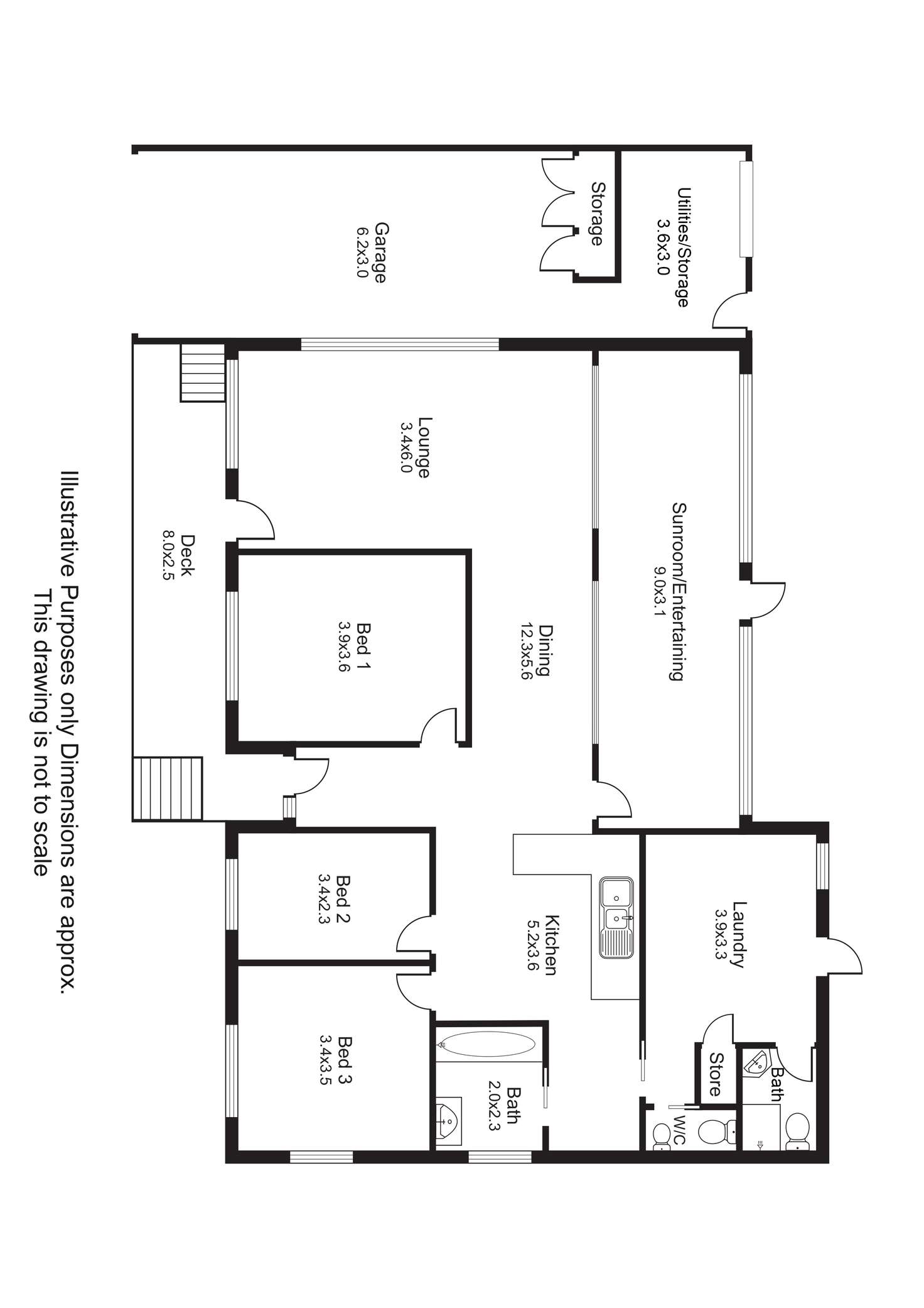 Floorplan of Homely house listing, 4 Fulton Close, Whitfield QLD 4870