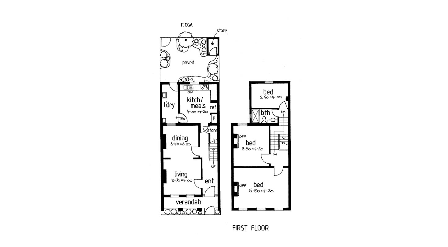 Floorplan of Homely house listing, 331 Gore Street, Fitzroy VIC 3065