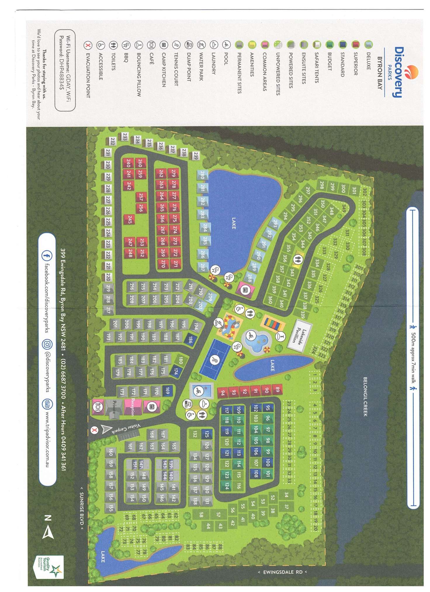 Floorplan of Homely unit listing, 130/399 Ewingsdale Road, Byron Bay NSW 2481