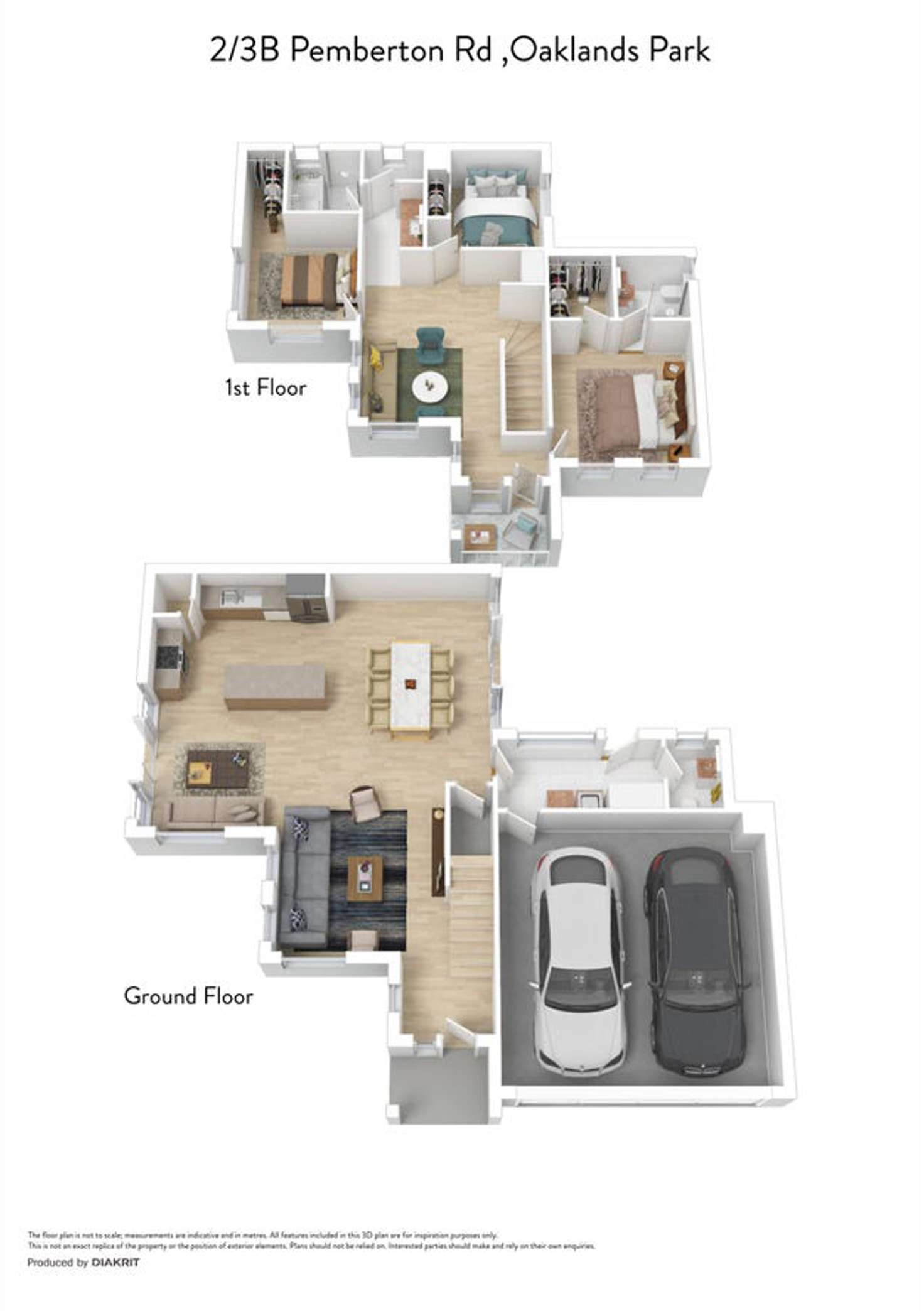 Floorplan of Homely house listing, 3B Pemberton Street, Oaklands Park SA 5046