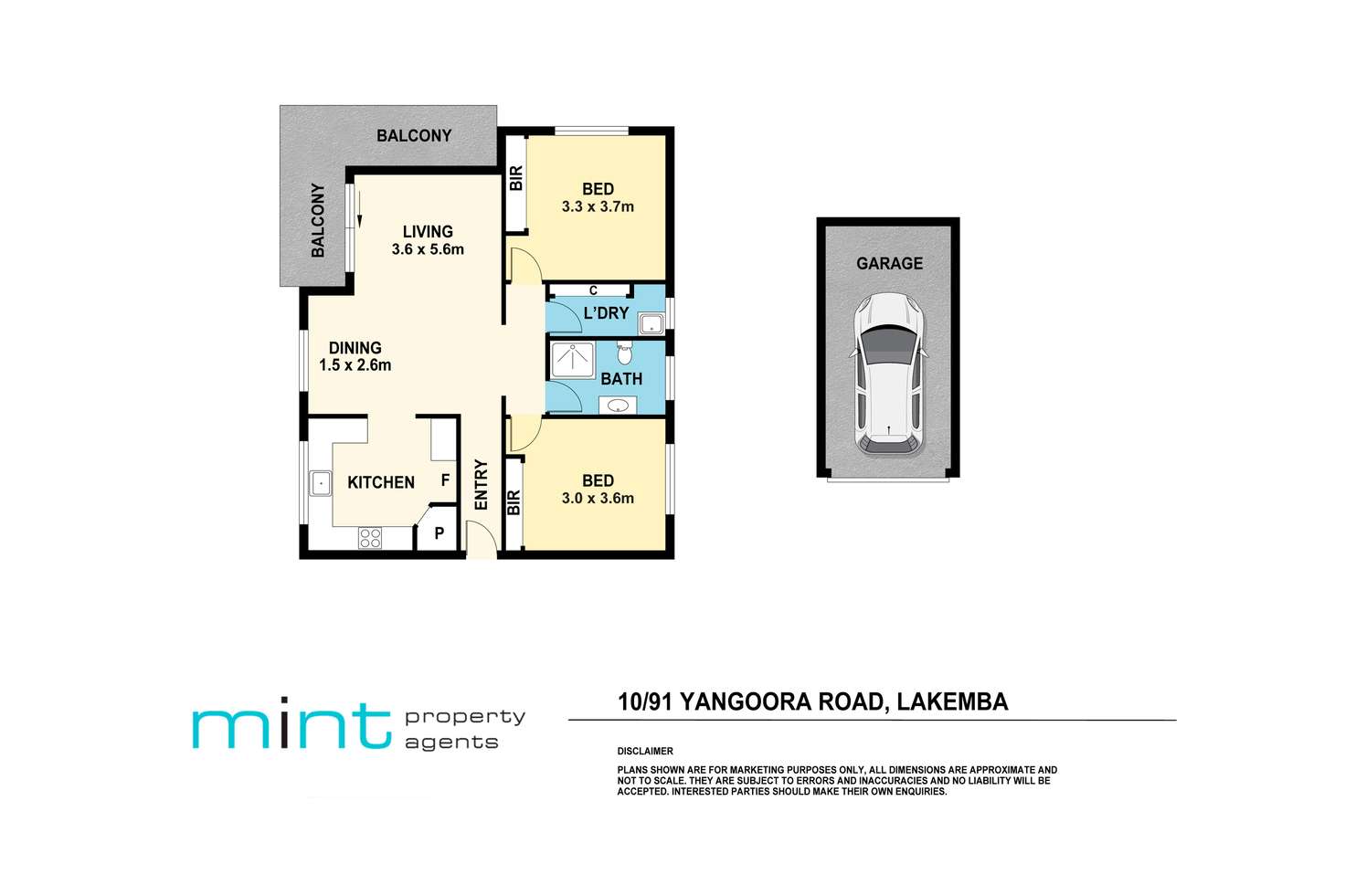 Floorplan of Homely unit listing, 10/91 Yangoora Road, Lakemba NSW 2195